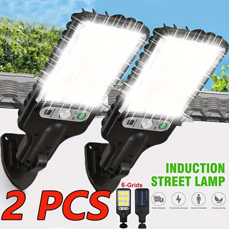 Outdoor Lighting Dusk To Dawn - Solar Street Light Outdoor 3 Modes