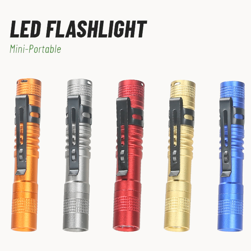 Outdoor Lighting Electric - Portable Mini LED Pen Flashlight with