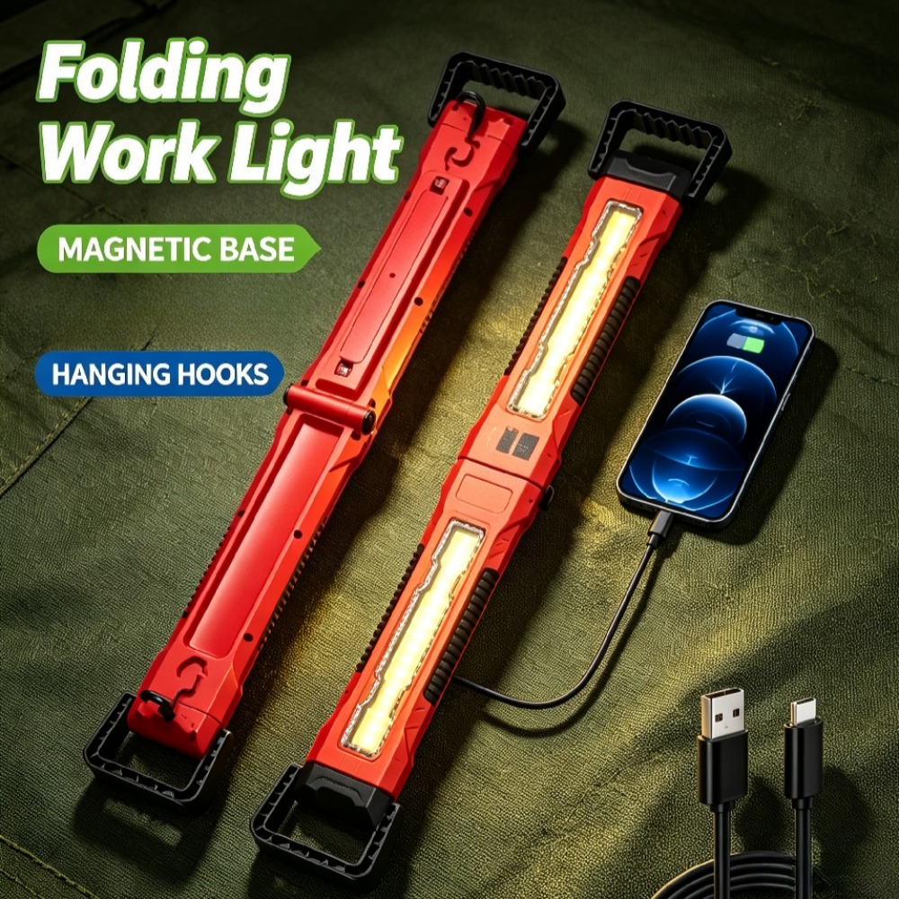 Outdoor Lighting Strip - New COB Work Light USB Rechargeable