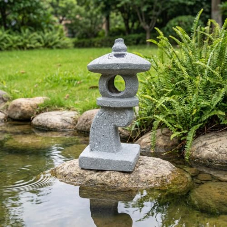 14'' High Asian Solar-Powered  - Outdoor Lighting Japan ulasan dan harga