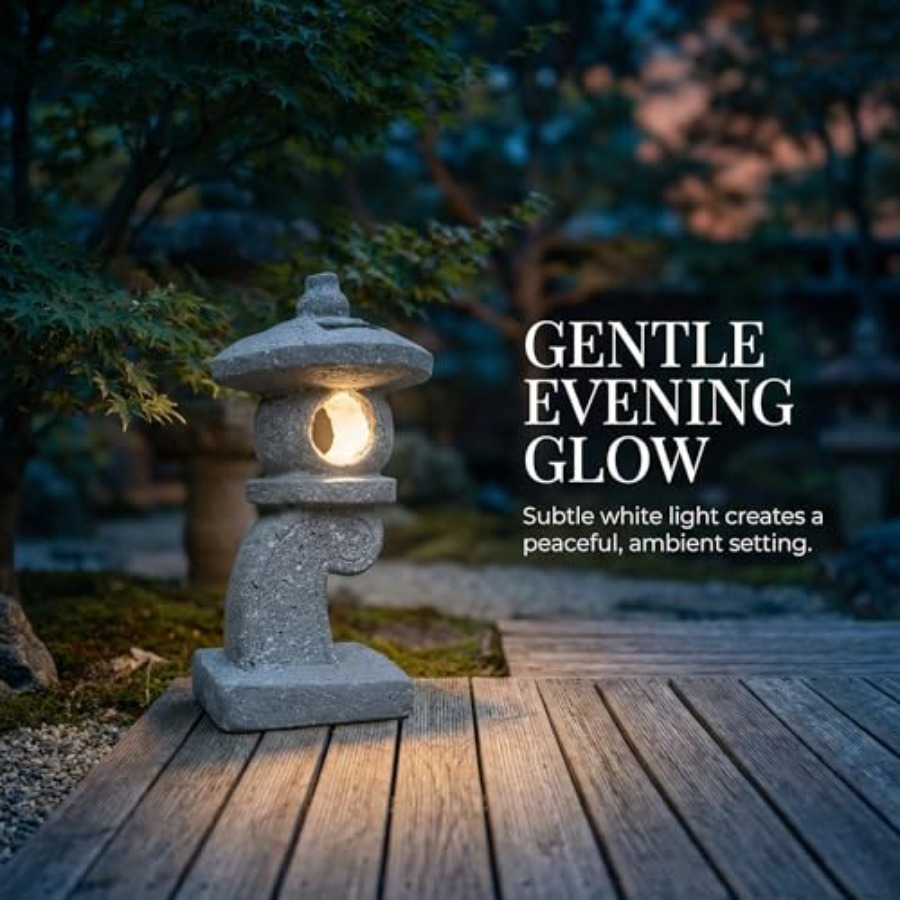 14'' High Asian Solar-Powered  - Outdoor Lighting Japan ulasan dan harga