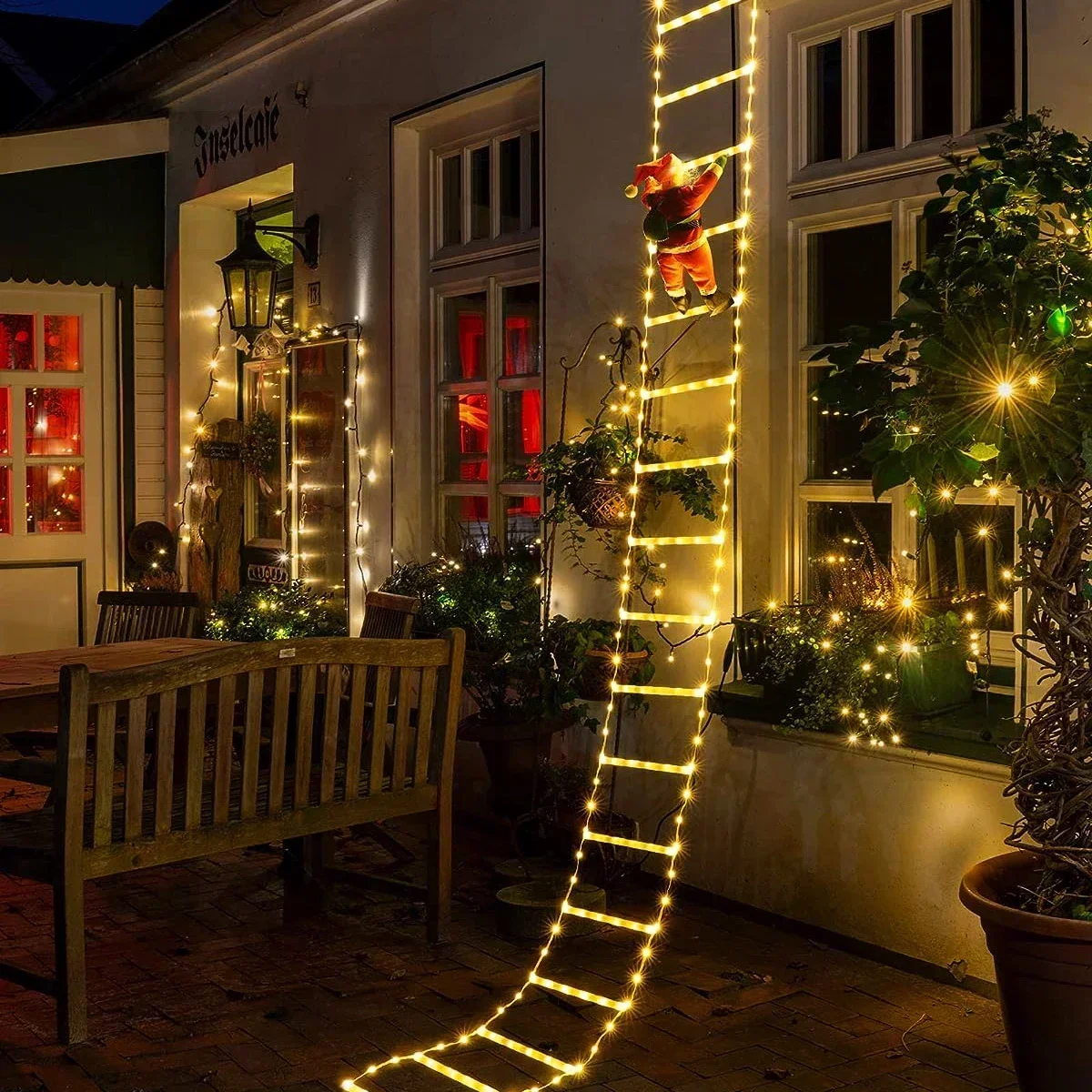 LED Ladder Light for Santa Cla - Outdoor Lighting Strip ulasan dan harga