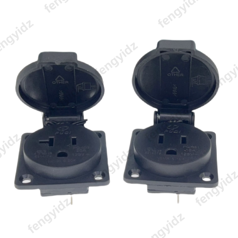 Black 125V 15A 20A IP44 CE Ame - Outdoor Lighting Japan ulasan dan harga