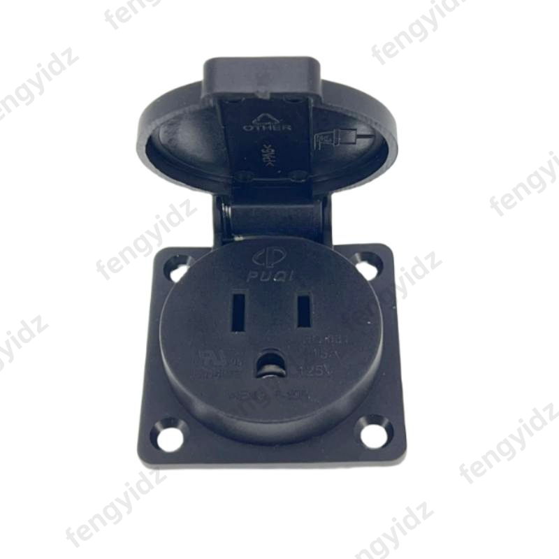 Black 125V 15A 20A IP44 CE Ame - Outdoor Lighting Japan ulasan dan harga