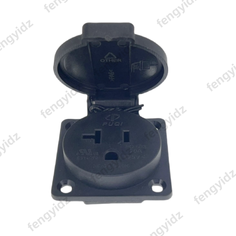 Black 125V 15A 20A IP44 CE Ame - Outdoor Lighting Japan ulasan dan harga
