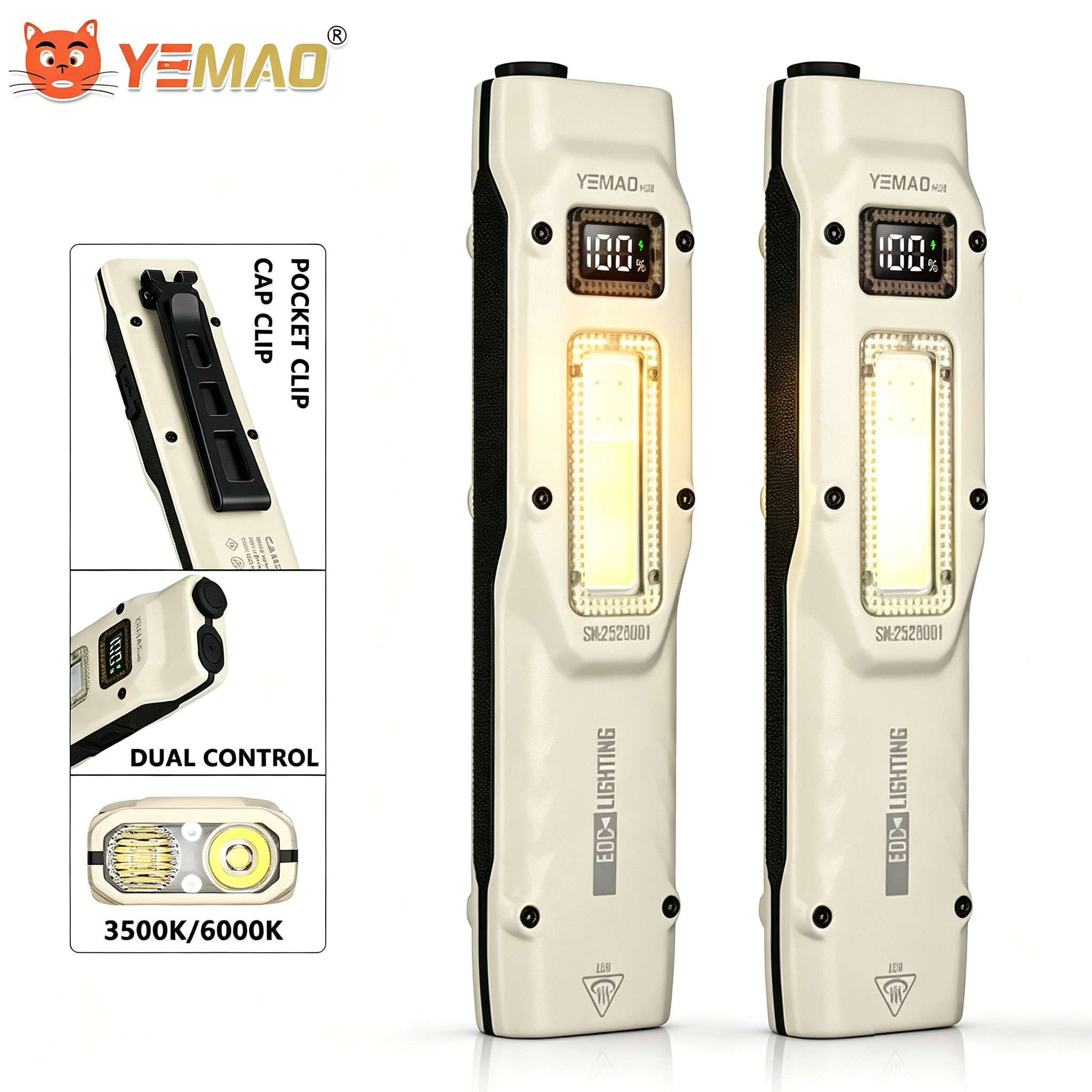 Portable 880LM YEMAO M28 Ultra - Outdoor Lighting Electric ulasan dan harga