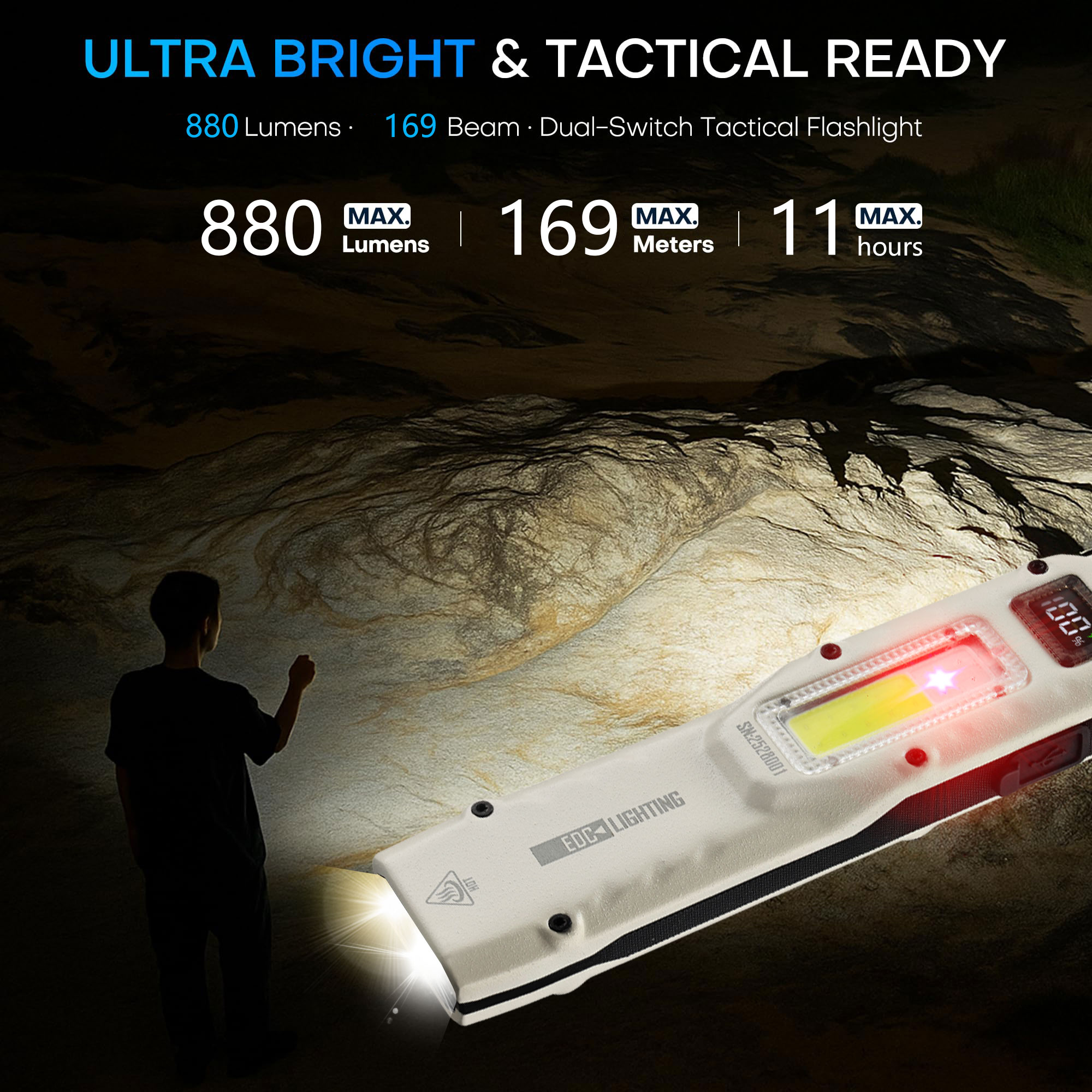 Portable 880LM YEMAO M28 Ultra - Outdoor Lighting Electric ulasan dan harga