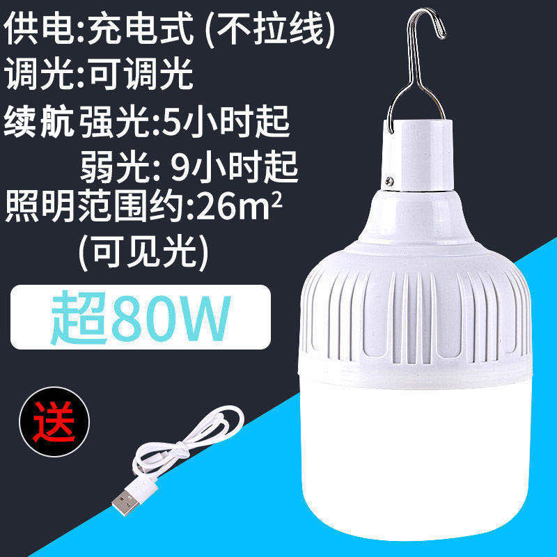 Rechargeable LED Bulb Super Br - Outdoor Lighting Vendors ulasan dan harga