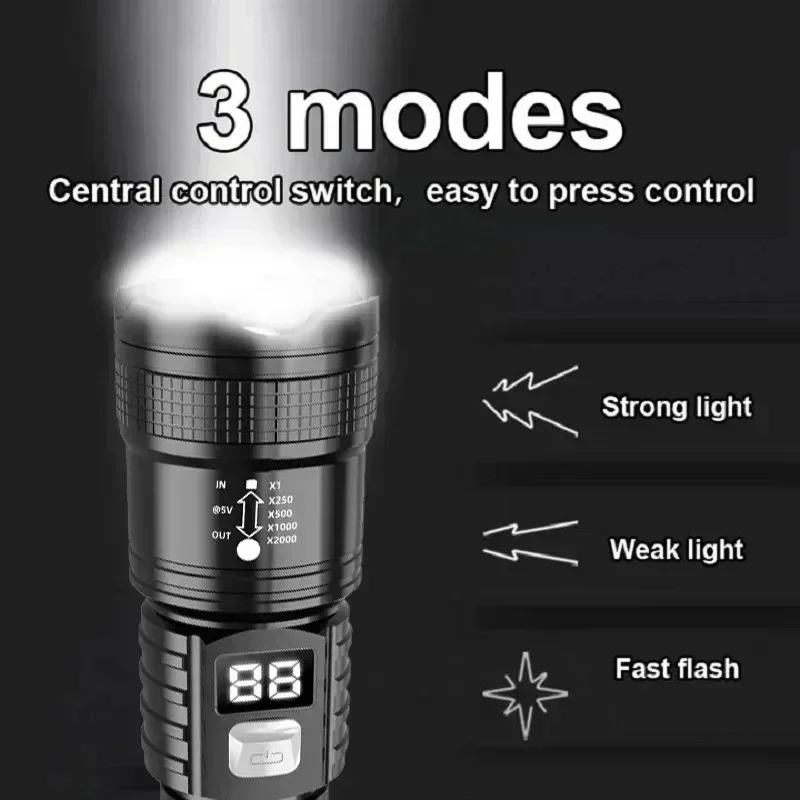 Rechargeable LED Flashlight 10 - Outdoor Lighting Electric ulasan dan harga