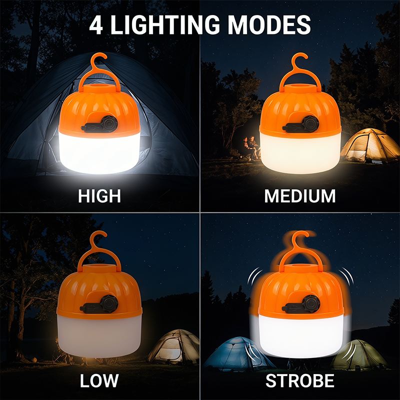 Mini Portable LED Pumpkin Bulb - Outdoor Lighting Electric ulasan dan harga