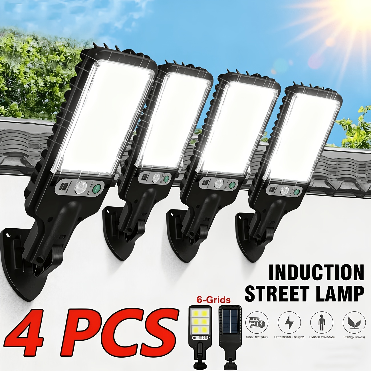 Solar Street Light Outdoor 3 M - Outdoor Lighting Dusk To Dawn ulasan dan harga