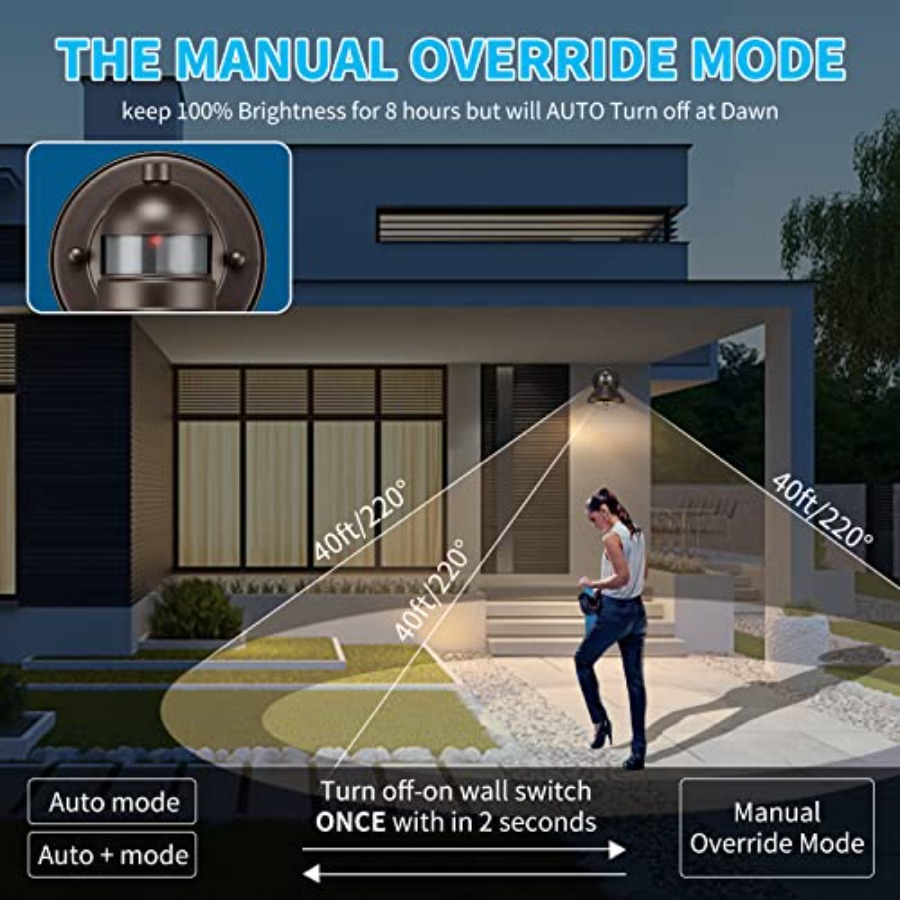2 Pack Motion Sensor Outdoor L - Outdoor Lighting Led ulasan dan harga
