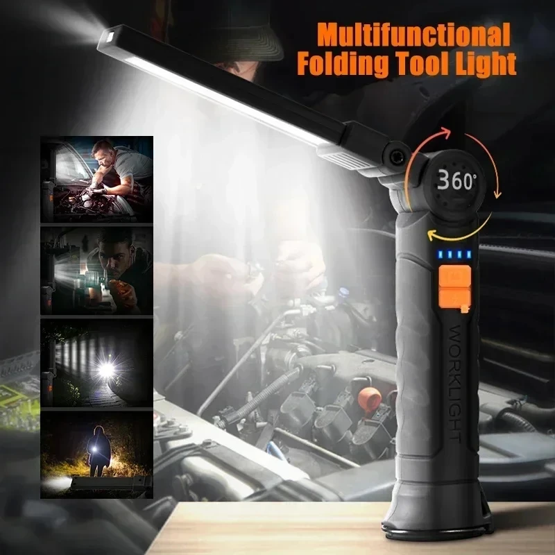 Portable COB LED Flashlight US - Outdoor Lighting Electric ulasan dan harga