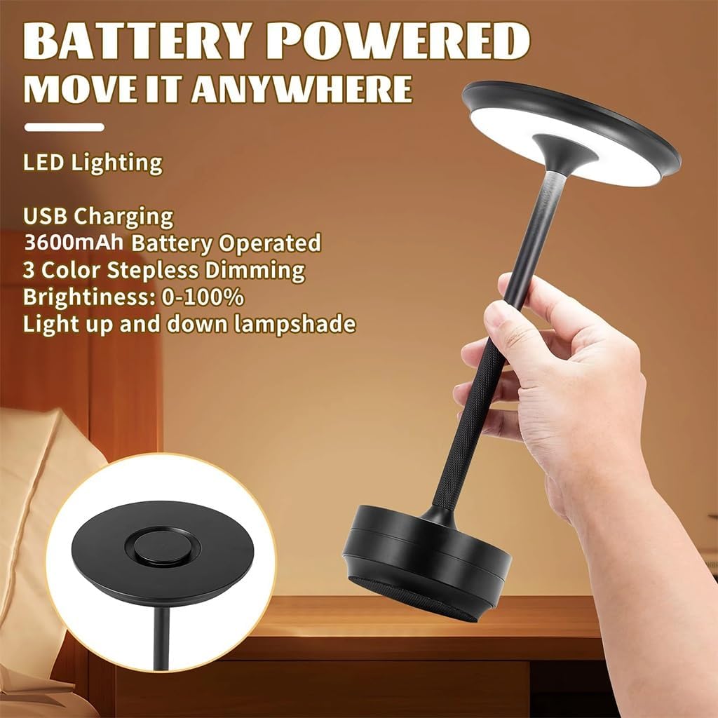 Cordless Table Lamp Rechargeab - Outdoor Lighting Restaurant ulasan dan harga