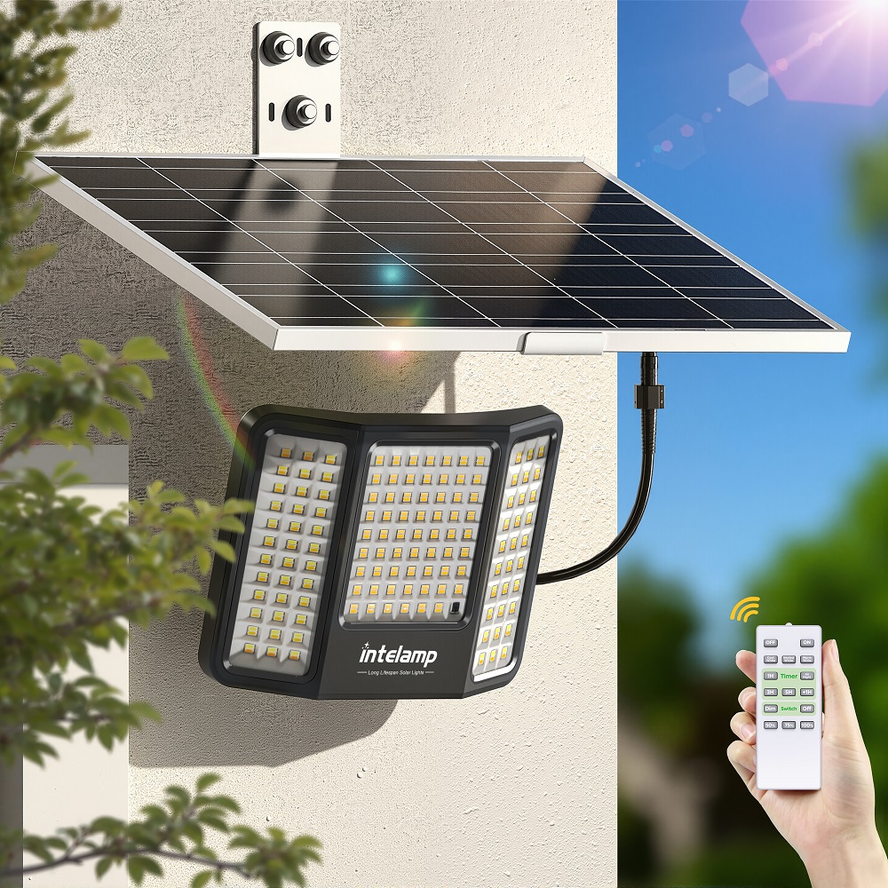 intelamp Solar Flood Lights 20 - Outdoor Lighting Dusk To Dawn ulasan dan harga