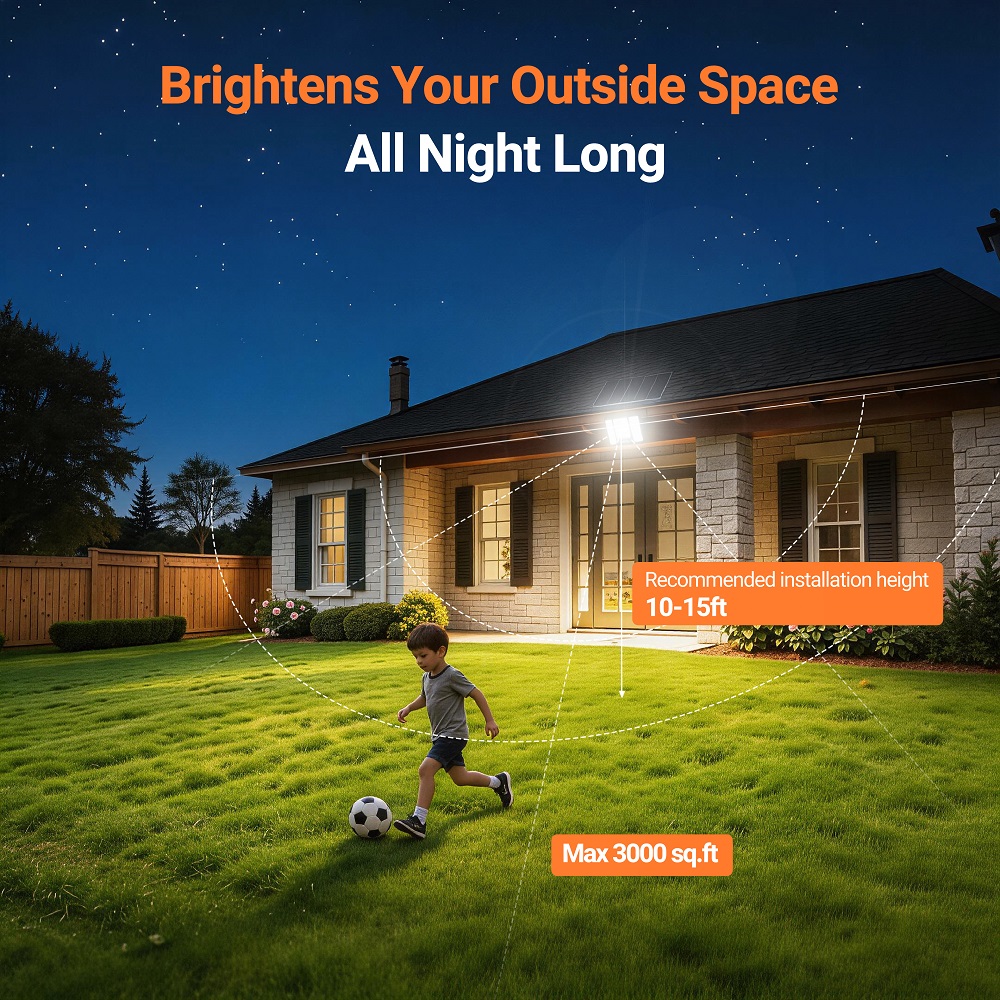 intelamp Solar Flood Lights 20 - Outdoor Lighting Dusk To Dawn ulasan dan harga