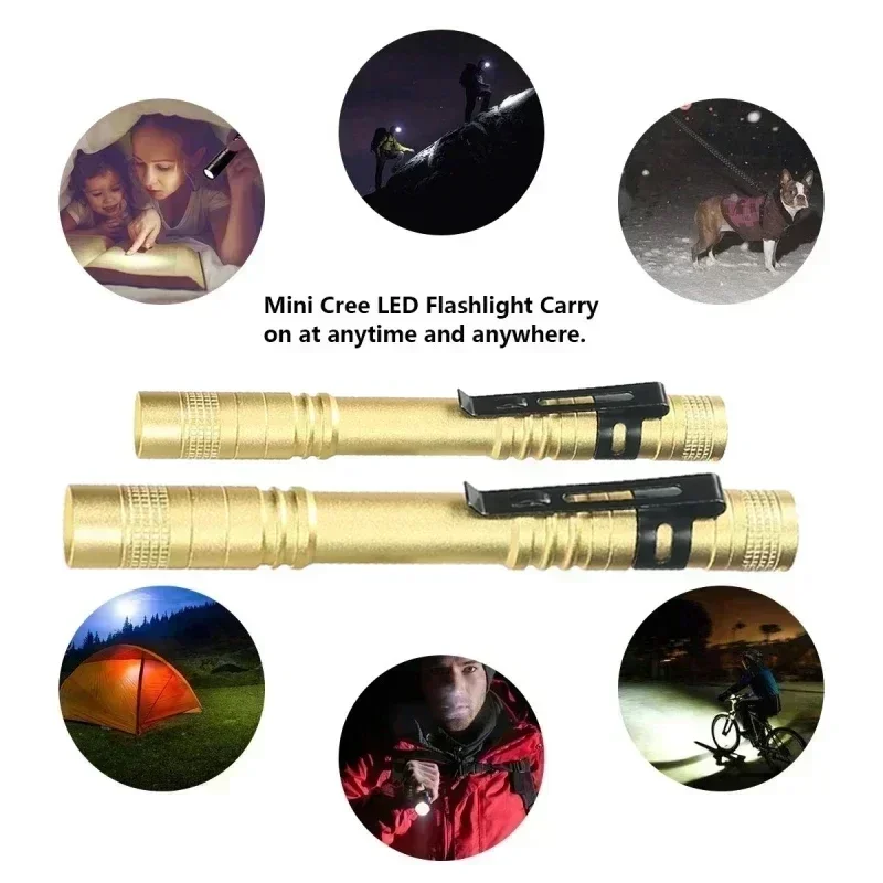 Portable Mini LED Pen Flashlig - Outdoor Lighting Electric ulasan dan harga