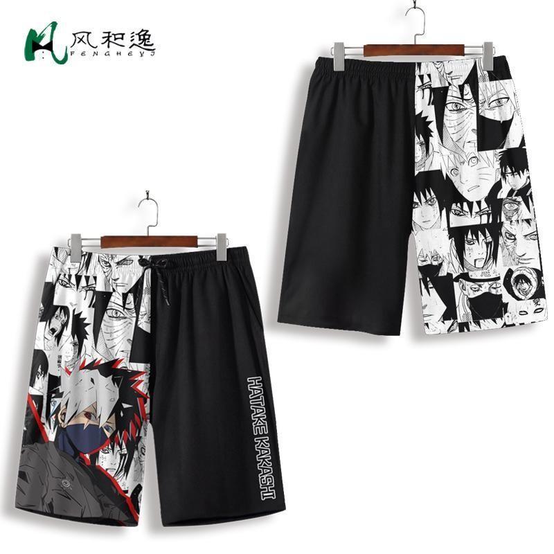 Naruto Anime Shorts Men's Casu - Outdoor Lighting Japan ulasan dan harga