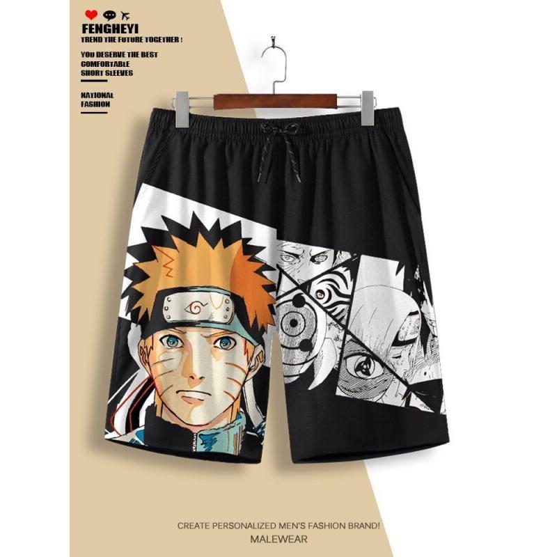 Naruto Anime Shorts Men's Casu - Outdoor Lighting Japan ulasan dan harga