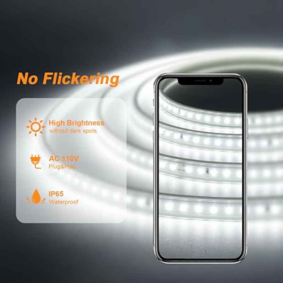 LED Strip Lights, 240 LEDs, 65 - Outdoor Lighting Strip ulasan dan harga