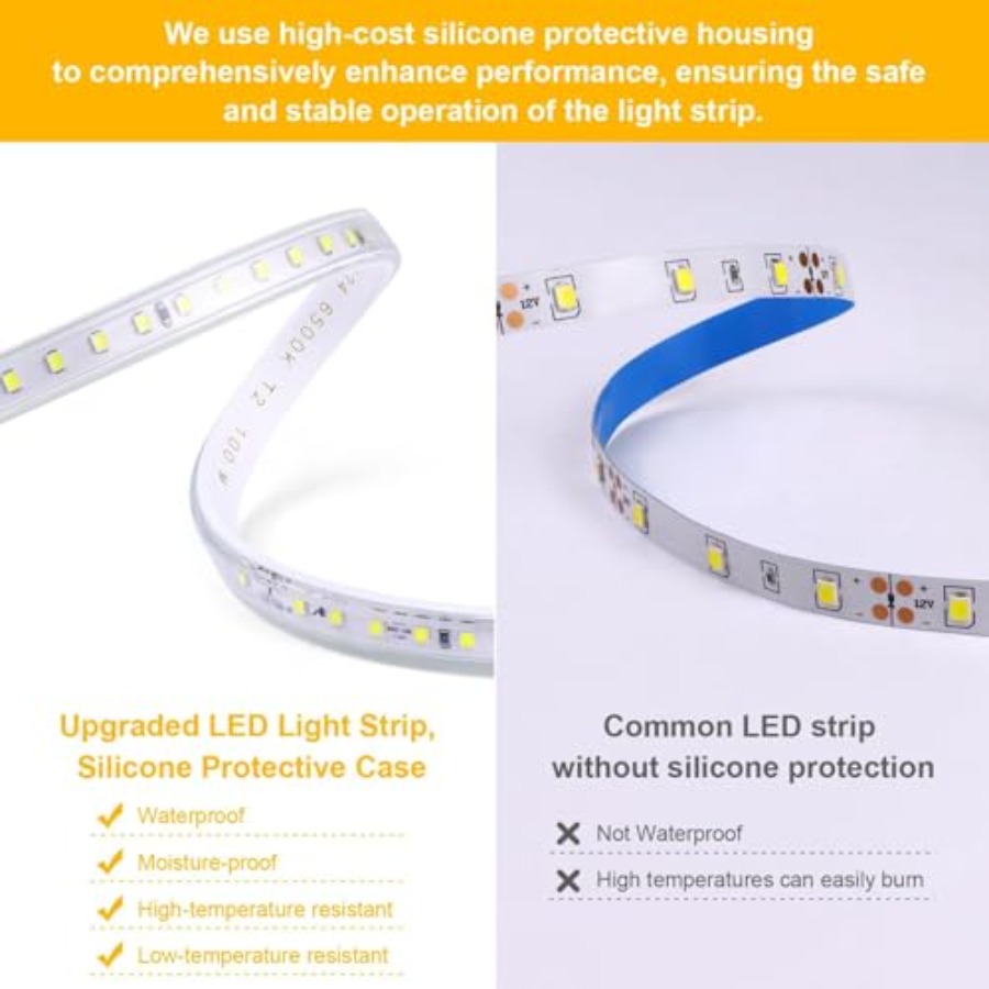 LED Strip Lights, 240 LEDs, 65 - Outdoor Lighting Strip ulasan dan harga