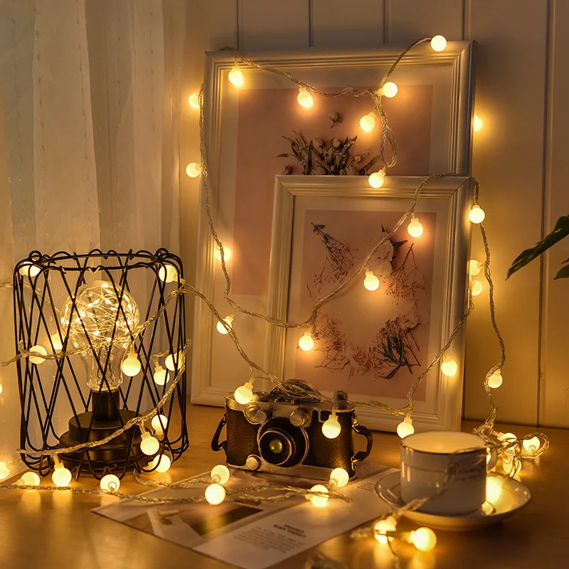 10M USB/Battery Power Ball LED - Outdoor Lighting Strip ulasan dan harga