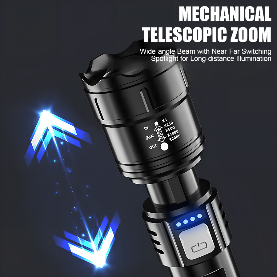 High Power P50 LED Flashlight  - Outdoor Lighting Electric ulasan dan harga