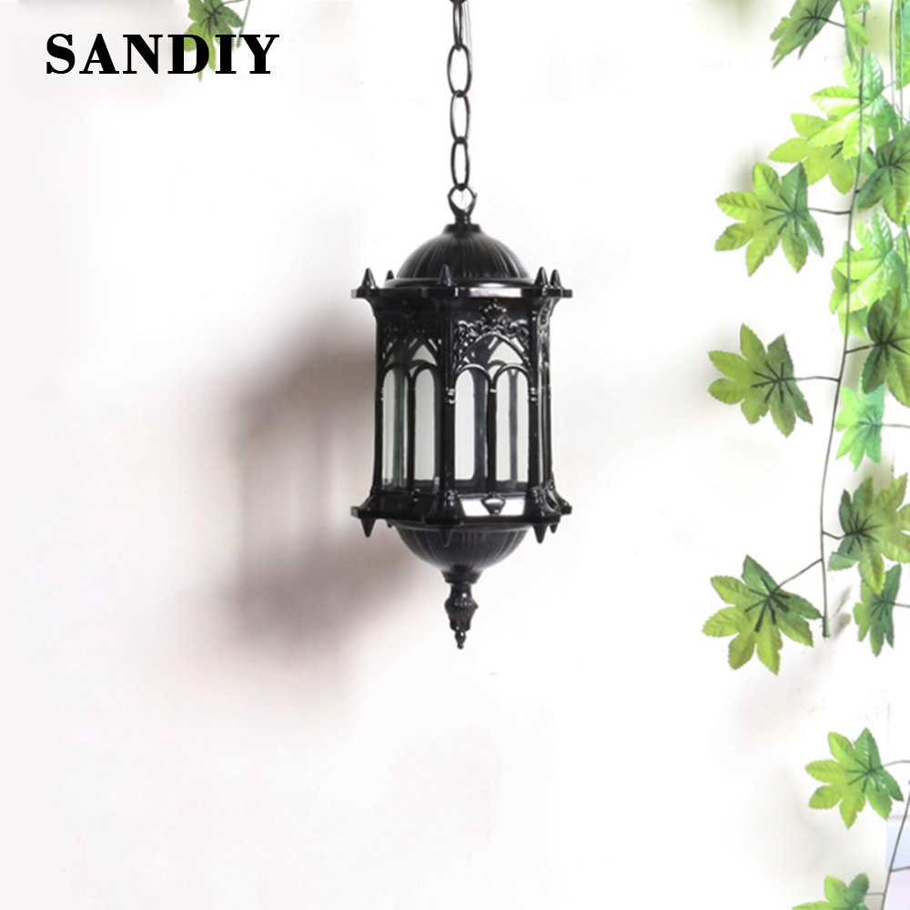 SANDIY Outdoor Pendant Lamp Re - Outdoor Lighting Restaurant ulasan dan harga