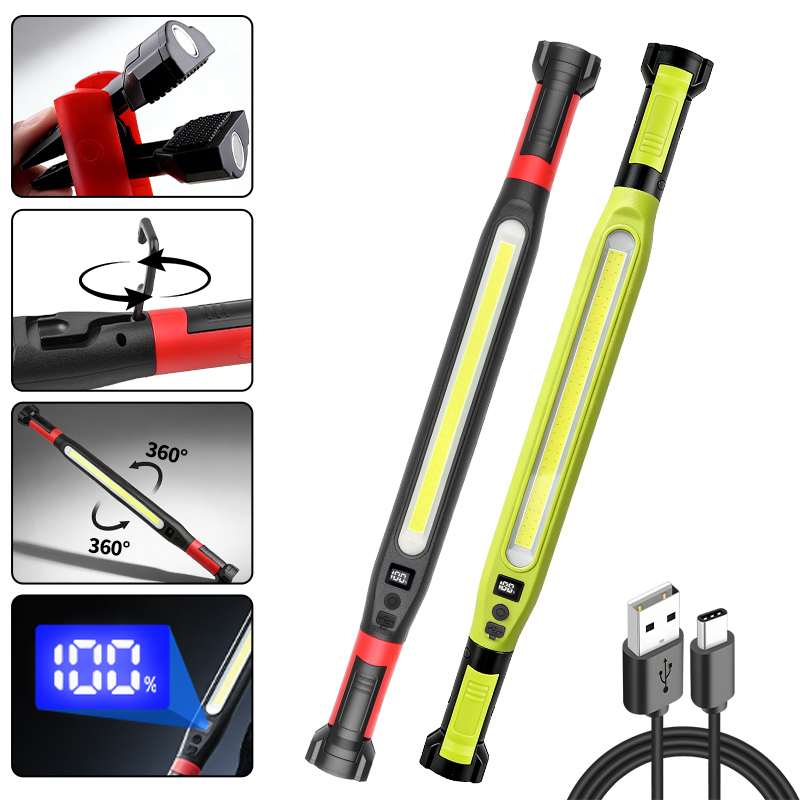 COB Work Light Type‑C Recharge - Outdoor Lighting Strip ulasan dan harga
