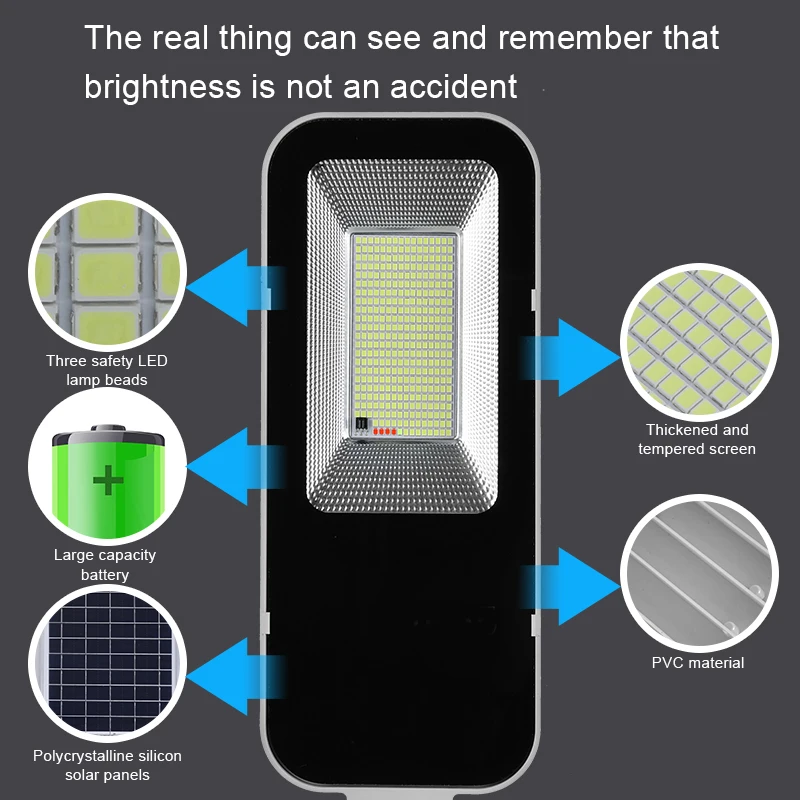 200W Powerful Solar Light Outd - Outdoor Lighting Dusk To Dawn ulasan dan harga