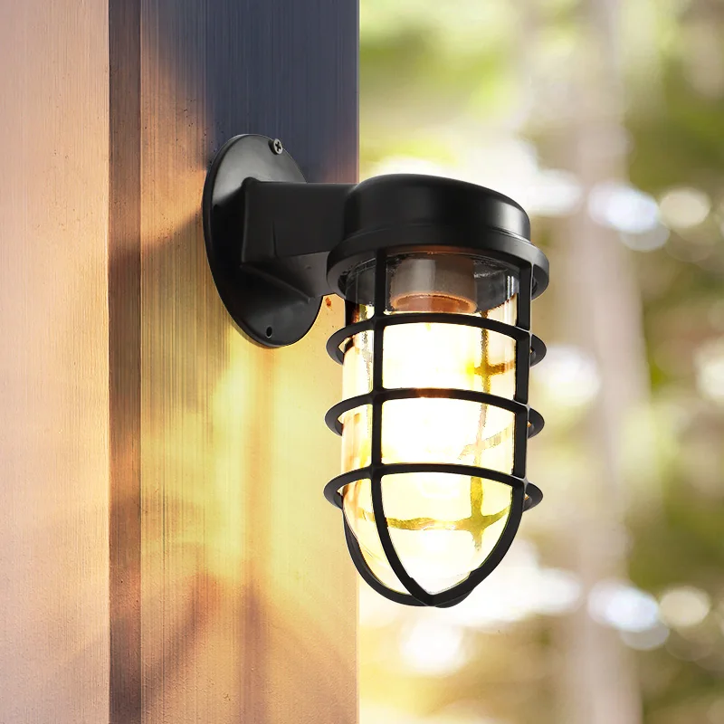 Vintage Loft Cage Industry Win - Outdoor Lighting Restaurant ulasan dan harga
