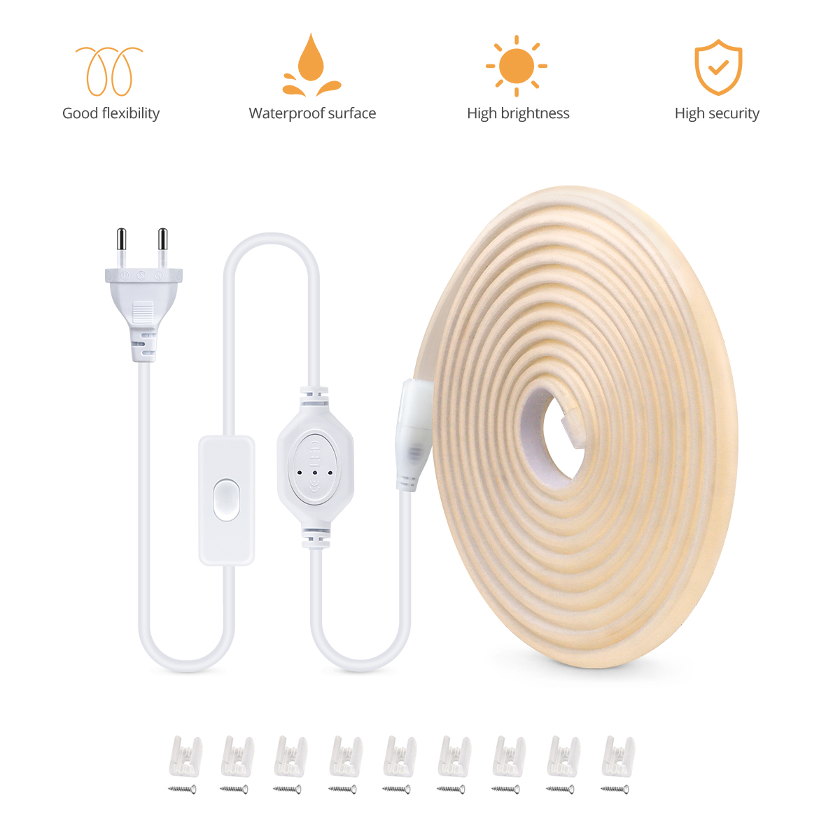 110V 220V COB LED Strip Outdoo - Outdoor Lighting Strip ulasan dan harga