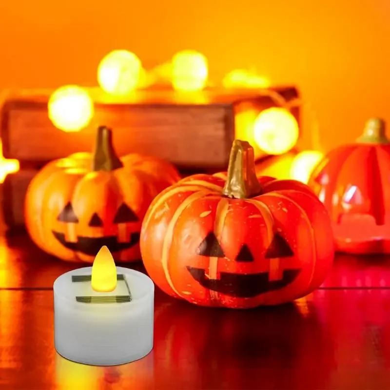 Solar Flameless LED Tea Light  - Outdoor Lighting Dusk To Dawn ulasan dan harga