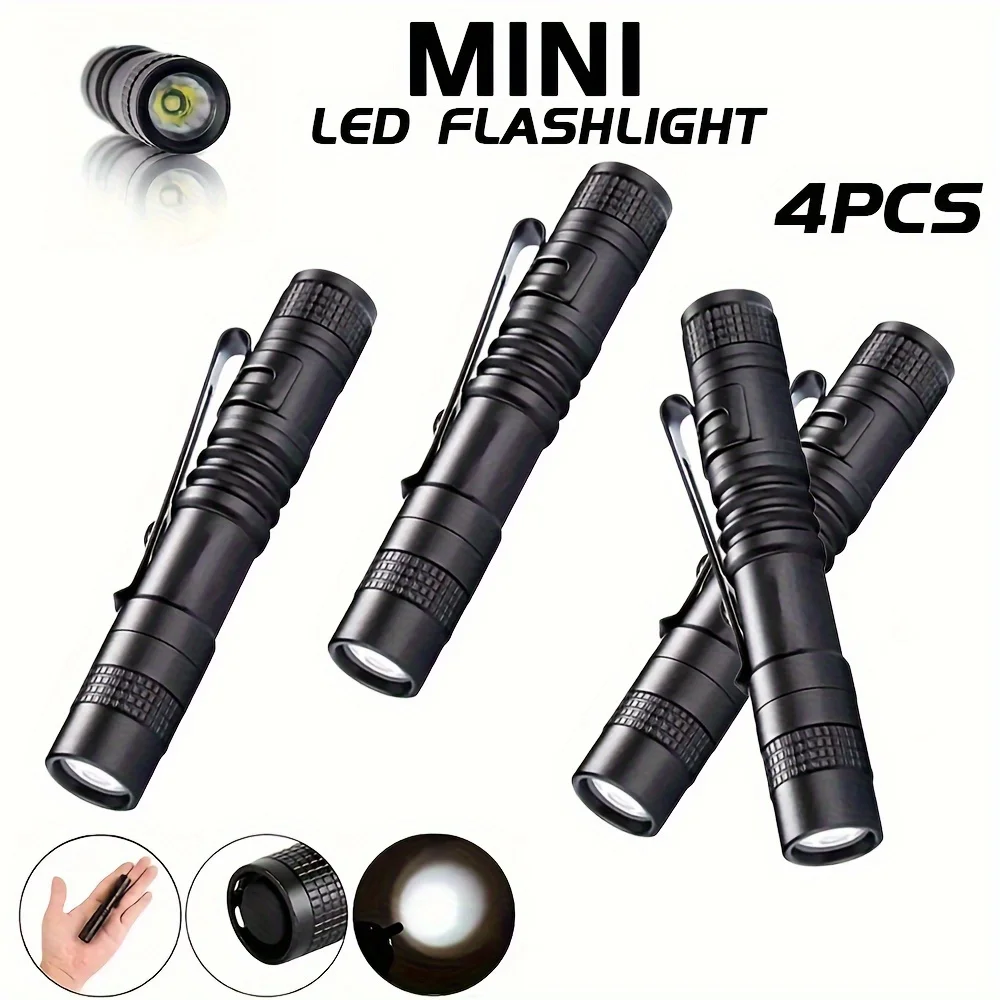 1-4PCS Mini Portable LED Pen L - Outdoor Lighting Electric ulasan dan harga