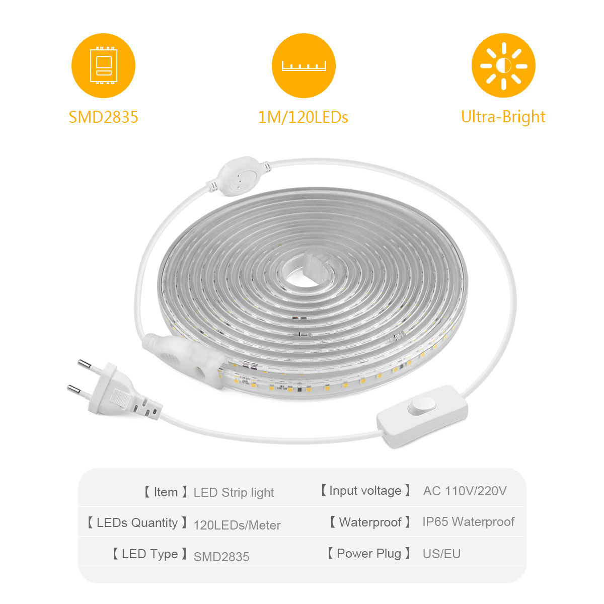 High Bright LED Strip Light 28 - Outdoor Lighting Strip ulasan dan harga
