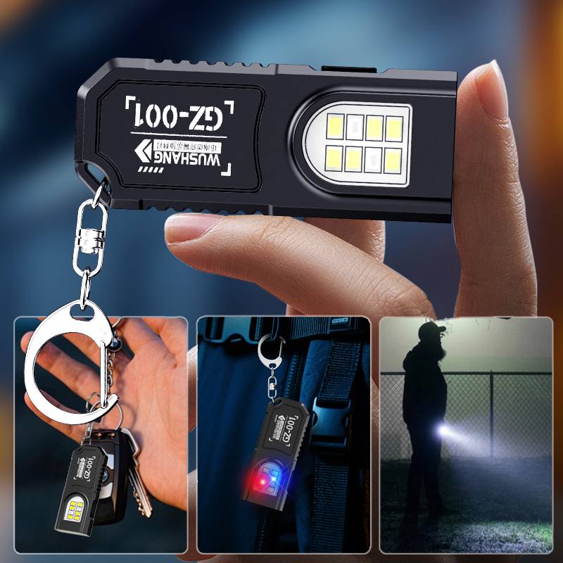 Portable Keychain LED COB Flas - Outdoor Lighting Electric ulasan dan harga