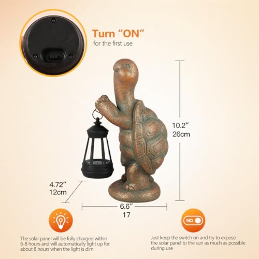 Turtle Solar Powered Outdoor G - Outdoor Lighting Japan ulasan dan harga