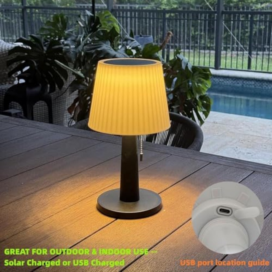 Solar Table Lamps Outdoor Indo - Outdoor Lighting Led ulasan dan harga